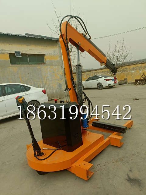 左云县自卸车厢随车吊 自制轮式四不像起重机 四驱平板吊 5吨 贵盛